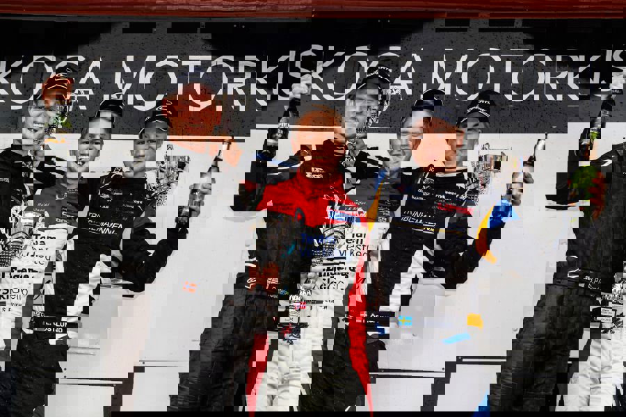 1 og 3 plass på Sondre Evjen i de 2 første rundene i Rally X Nordic