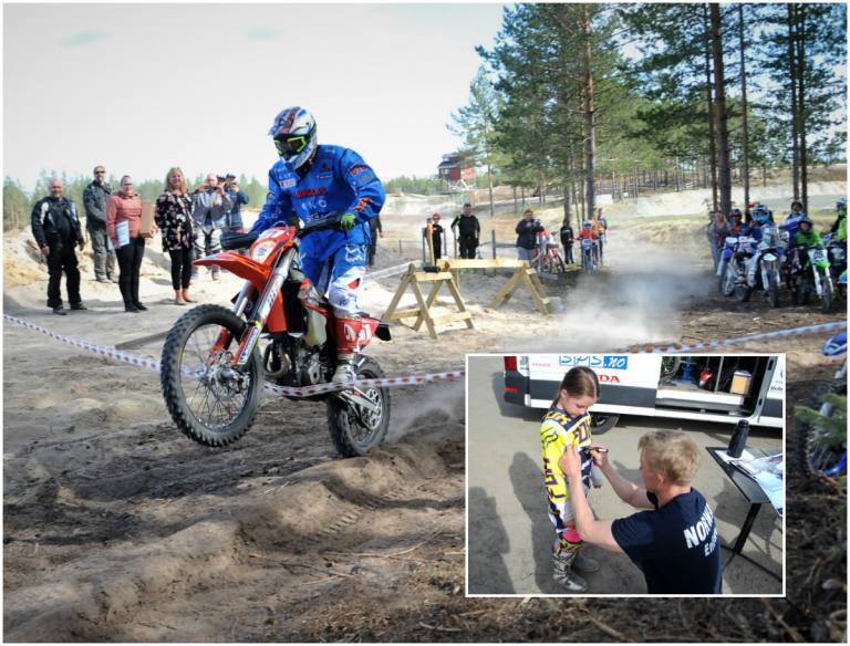 Åpning av Enduro på Starmoen Motorsenter