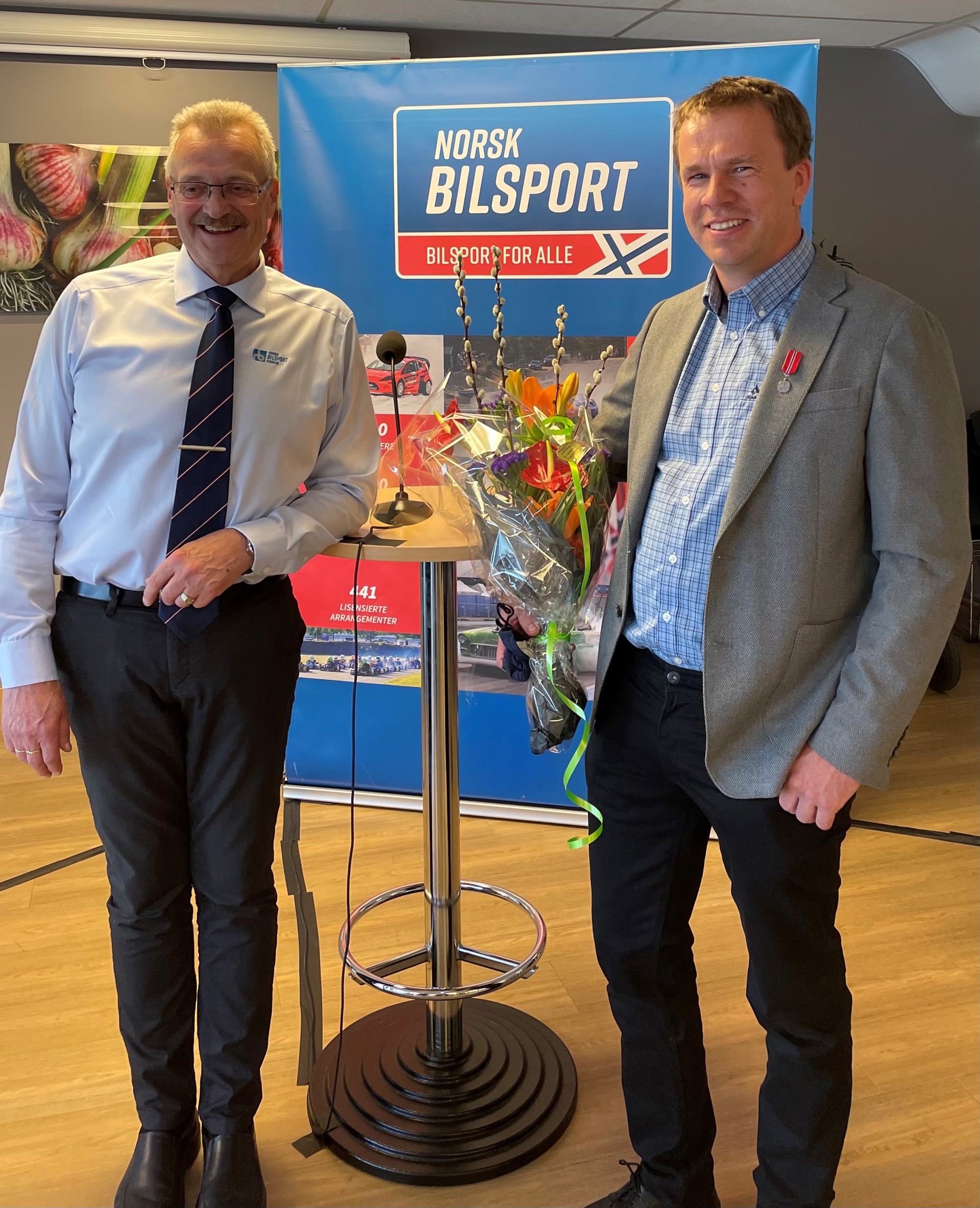 ARILD SOLBERG MOTTOK MEDALJE I KVELD