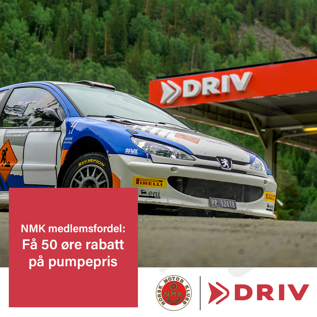 Drivstoffrabatt som NMK medlem