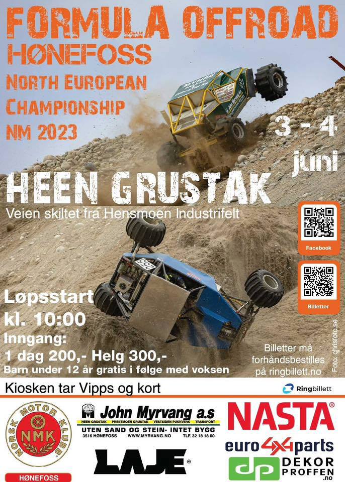Formula offroad hos NMK Hønefoss