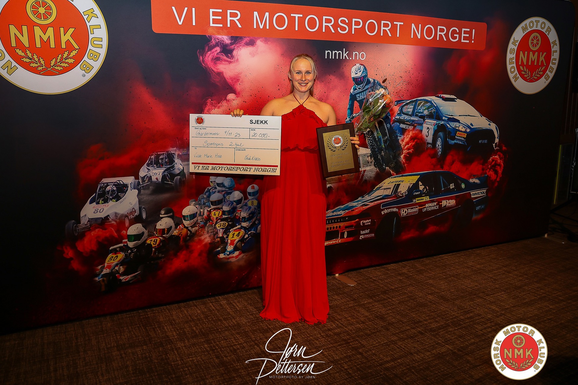 Vilde Marie fikk Sportsprisen 2 hjul