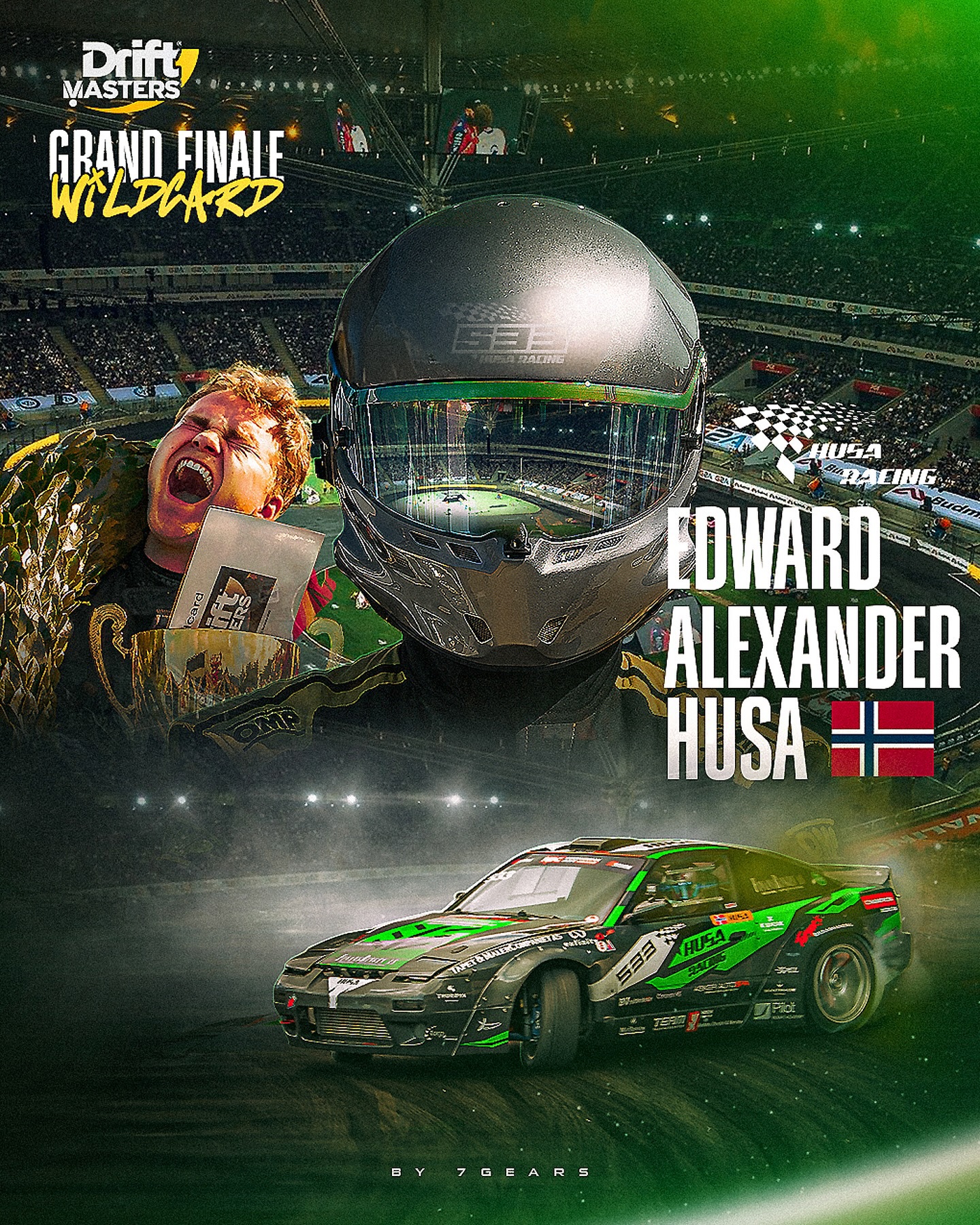 Edward A. Husa klar for Red Bull Drift Masters